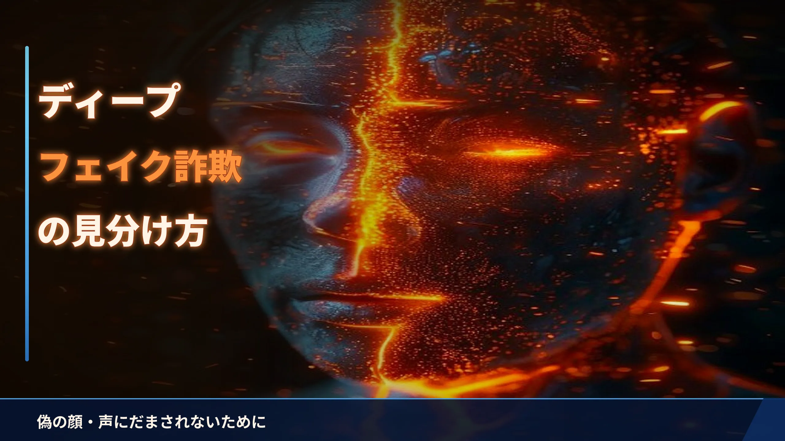 ディープフェイク詐欺の見分け方|偽の顔・声にだまされないために