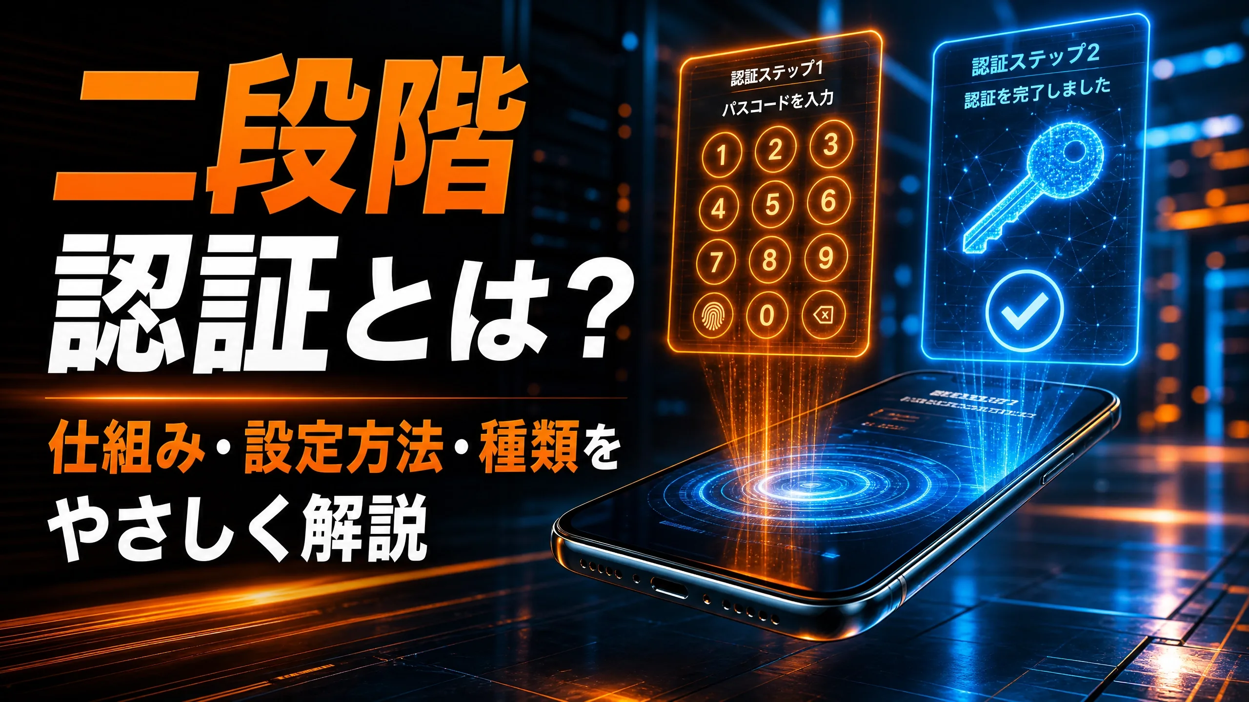 二段階認証とは?仕組み・設定方法・種類をやさしく解説