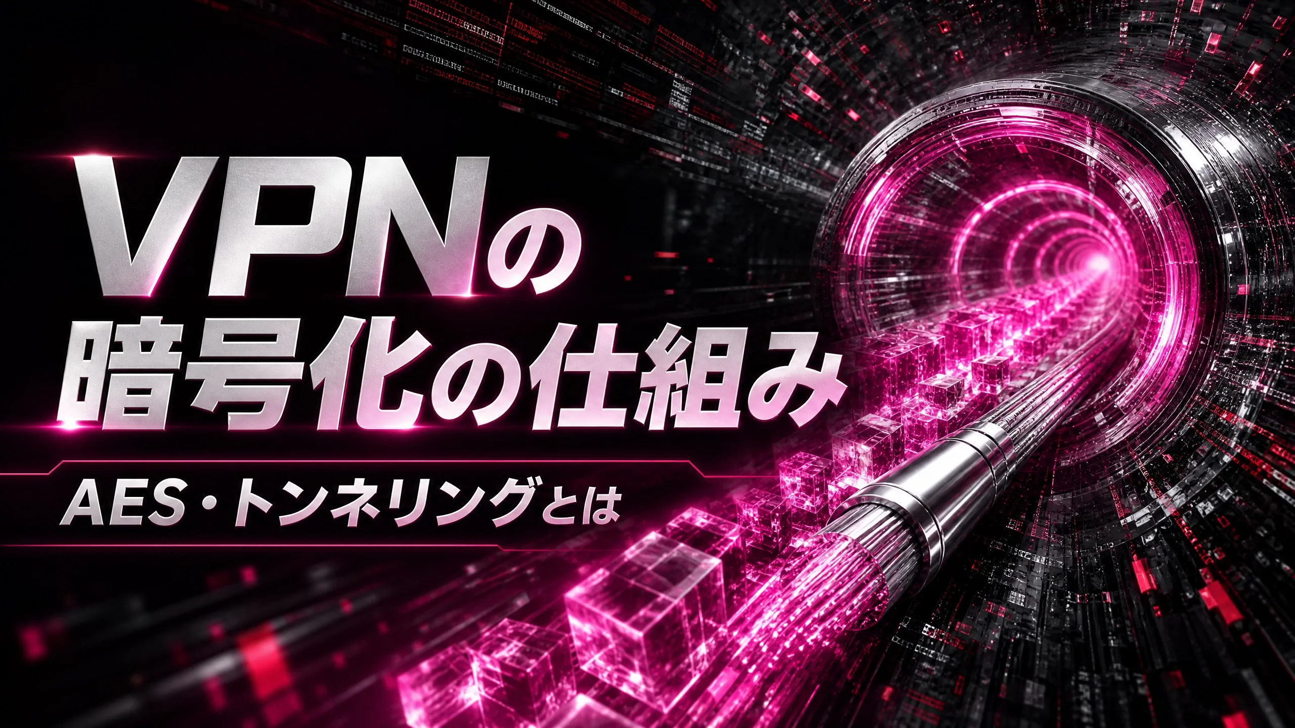 VPNの暗号化の仕組みをやさしく解説|AES・トンネリングとは