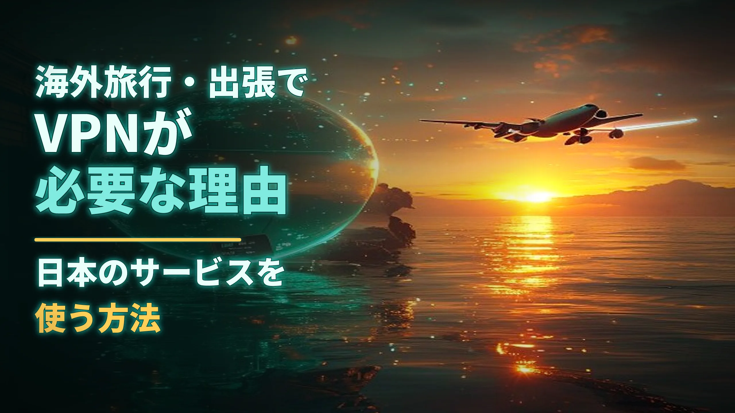 海外旅行・出張でVPNが必要な理由｜日本のサービスを使う方法
