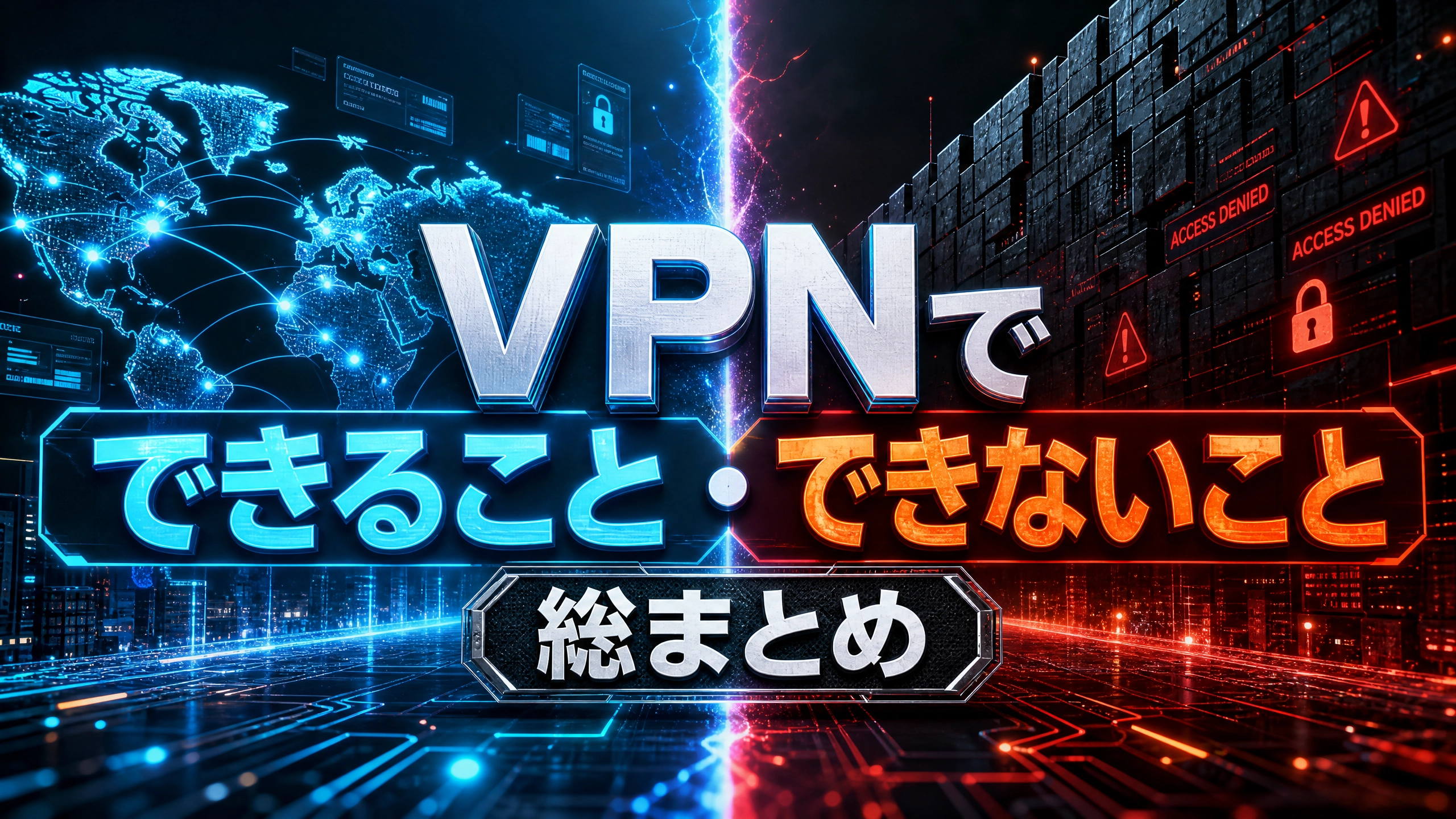 VPNでできること・できないこと総まとめ｜過信は禁物